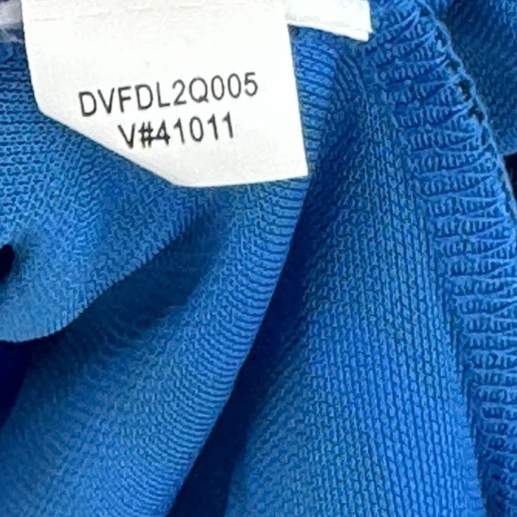 Diane Von Furstenberg David Leopard-Print Minidress Belmont Leo Sky Blue XS NWOT - Picture 9 of 10